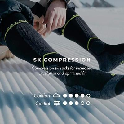 Falke SK Compression Energy Skisok Heren Flash Orange 43-46 W2 Falke SK Compression Energy Skisok Heren Flash Orange 43-46 W2