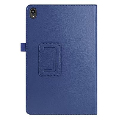 Lunso - Stand flip sleepcover hoes - Lenovo Tab P11 / P11 Plus - Donkerblauw