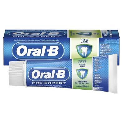 1 + 1 GRATIS Oral B Pro Expert Frisse Adem Tandpasta 75ml 1 + 1 GRATIS Oral B Pro Expert Frisse Adem Tandpasta 75ml