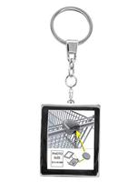 Deknudt Fotosleutelhanger met jeton voor winkelkar in zilverkleur S59NC1 - thumbnail