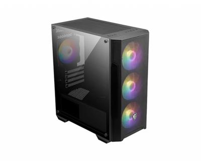 ATX Semi-toren doos MSI MAG FORGE M100A Zwart - thumbnail