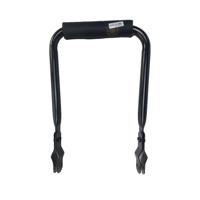 Rugsteun Rugleuning zwart met Gold Mandela rugkussentje - thumbnail