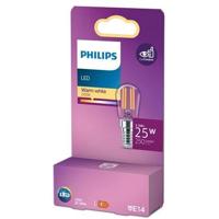 Philips LED T25 Transparant - 25 W - E14 - Warmwit Licht - thumbnail