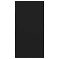 Schoenenkasten 2 st 31,5x35x70 cm spaanplaat zwart - thumbnail