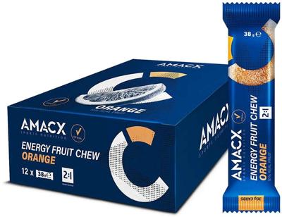 Amacx Energy Fruit Chew Orange 12x38g