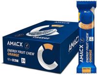 Amacx Energy Fruit Chew Orange 12x38g - thumbnail