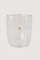 Zusss Drinkglas Hartje Transparant - thumbnail