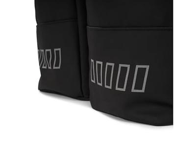 double cargo bag 38L recycled zwart