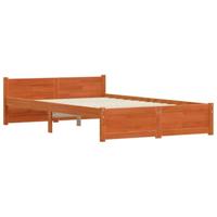 Bedframe Wasbruin 135 x 190 cm Massief grenenhout - thumbnail