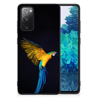 Samsung Galaxy S20 FE Dierenprint Telefoonhoesje Papegaai Samsung Galaxy S20 FE Dierenprint Telefoonhoesje Papegaai