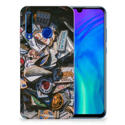 Honor 20 Lite | Siliconen hoesje | met foto Badges