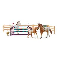 Schleich Horse Club Lisas Toernooi Trainingsset met Paarden - thumbnail