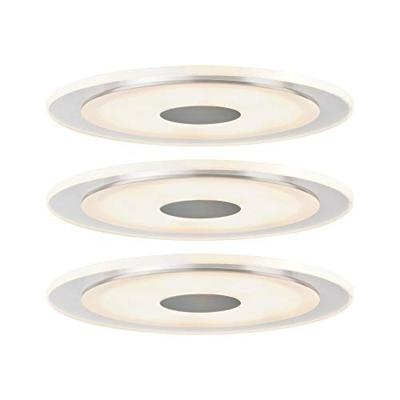Paulmann 92543 Whirl LED-inbouwlamp Set van 3 stuks LED LED vast ingebouwd 18 W Aluminium