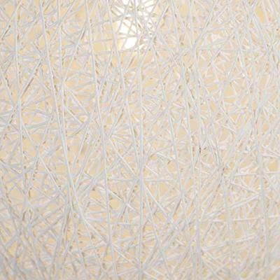 QAZQA Landelijke hanglamp wit 45 cm - Corda