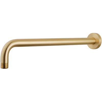 Wiesbaden Caral Douchearm 45cm Geborsteld Messing Muurbevestiging