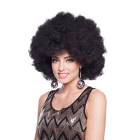 Boland Pruik afro zwart volwassen - thumbnail