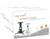 My Wall H 16-1 EWL Beamer-plafondbeugel Draaibaar, Kantelbaar, Zwenkbaar Wit - thumbnail