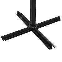 Zweefparasol met houten paal 400x300 cm azuurblauw - thumbnail