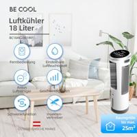 Be Cool Luchtkoeler 110 W (Ø x h) 34 cm x 110 cm Wit Met afstandsbediening, LED-indicatie - thumbnail
