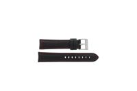 Horlogeband Universeel 394.01.06 Leder Zwart 20mm - thumbnail