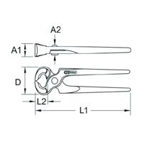 KS Tools 116.1400 Moniertang 250 mm - thumbnail