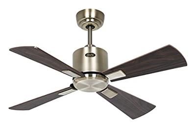 CasaFan ECO NEO III 92 MA-NB/KI WiFi Flügel Nussbaum/Kirsche Plafondventilator 12 W (Ø x h) 92 cm x 360 mm Antiek-messing Met afstandsbediening, Timer, Met CasaFan ECO NEO III 92 MA-NB/KI WiFi Flügel Nussbaum/Kirsche Plafondventilator 12 W (Ø x h) 92 cm x 360 mm Antiek-messing Met afstandsbediening, Timer, Met