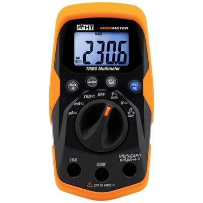 HT Instruments IRONMETER Multimeter Digitaal CAT III 600 V Weergave (counts): 4000 HT Instruments IRONMETER Multimeter Digitaal CAT III 600 V Weergave (counts): 4000