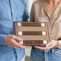 Chocotelegram met persoonlijke boodschap - 21 letters - thumbnail