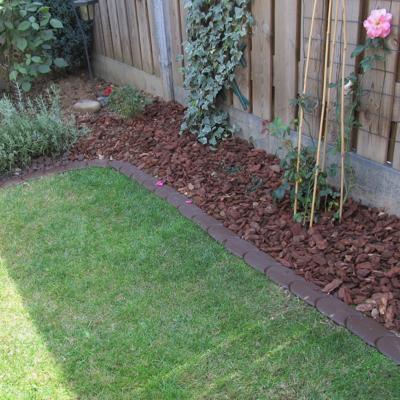 Prosperplast Tuinafboording 3,8 m (Bruin)