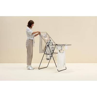 Brabantia hangon droogrek 20 meter matt black