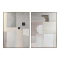 Schilderij DKD Home Decor Abstract (100 x 4 x 140 cm) (2 Stuks) - thumbnail