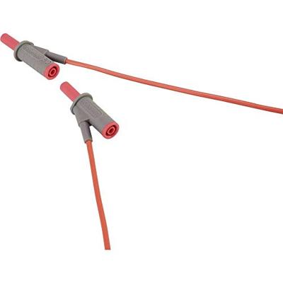 VOLTCRAFT MSB-501 Veiligheidsmeetsnoer Banaanstekker 4 mm Banaanstekker 4 mm 2.00 m Rood 1 stuk(s)