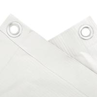 Balkonscherm 600x120 cm PVC wit - thumbnail