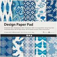 Creativ Company Design papierblok blauw, 50 vellen - thumbnail