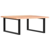 Badkamer wandschap staal en massief eikenhout - thumbnail