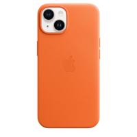 MPP83ZM/A Apple Leather Case with MagSafe iPhone 14 Orange - thumbnail