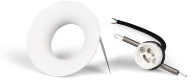 Inbouw plafondarmatuur gu10 gebogen wit Velleman - Velleman Inbouw plafondarmatuur gu10 gebogen wit Velleman - Velleman