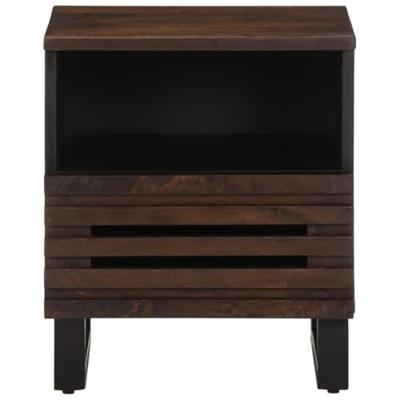 Nachtkastje 40x34x46 cm massief mangohout