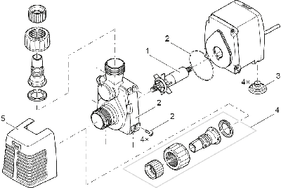 Vervang pompdeksel 3000