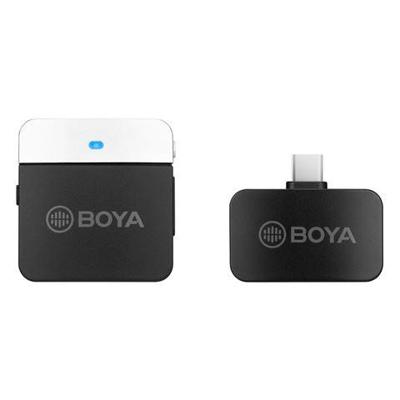Boya 2.4 ghz dasspeld microfoon draadloos by-m1lv-u voor usb-c