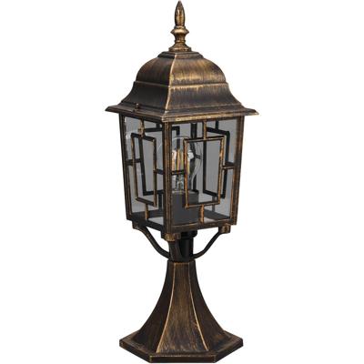 LED Tuinverlichting - Staand - Buitenlamp - Trion Torno Laag - E27 Fitting - Spatwaterdicht IP44 - Brons - Aluminium