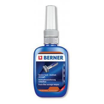 Berner 243192 schroefborging 24ml. middel-sterk (als loctite) Berner 243192 schroefborging 24ml. middel-sterk (als loctite)
