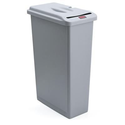 Afvalbak rubbermaid slim jim vertrouwelijk 87l grs