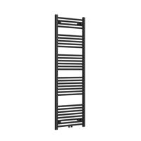Rosani Classic radiator 60x160cm recht middenaansluiting 761watt mat zwart AF-CN60160B - thumbnail