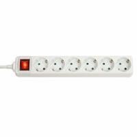 Lindy 73103 Binnen 6AC outlet(s) Wit power uitbreiding - thumbnail
