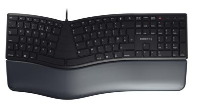 CHERRY KC 4500 ERGO toetsenbord Universeel USB QWERTY Brits Engels Zwart