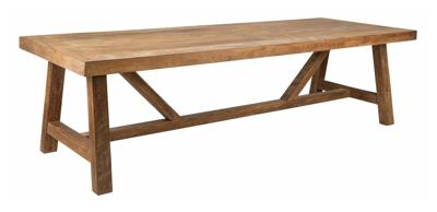 DTP Home Eettafel 'Monastery' Teakhout, 250 x 100cm