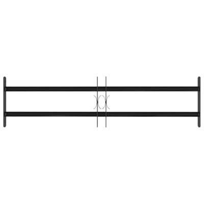 Raam Rooster Zwart 115 x 30 cm Gepoedercoat staal