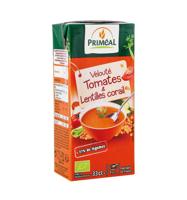Primeal Soep tomaat rode linzen bio 330 Milliliter - thumbnail