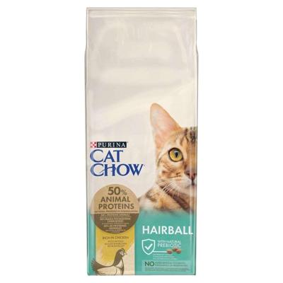 PURINA Cat Chow Hairball Control Chicken - droog kattenvoer - 15kg